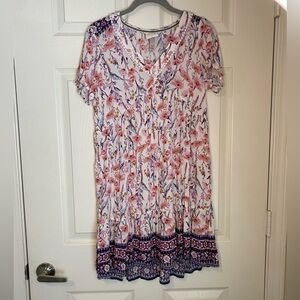 Knox rose Floral V-Neck Dress